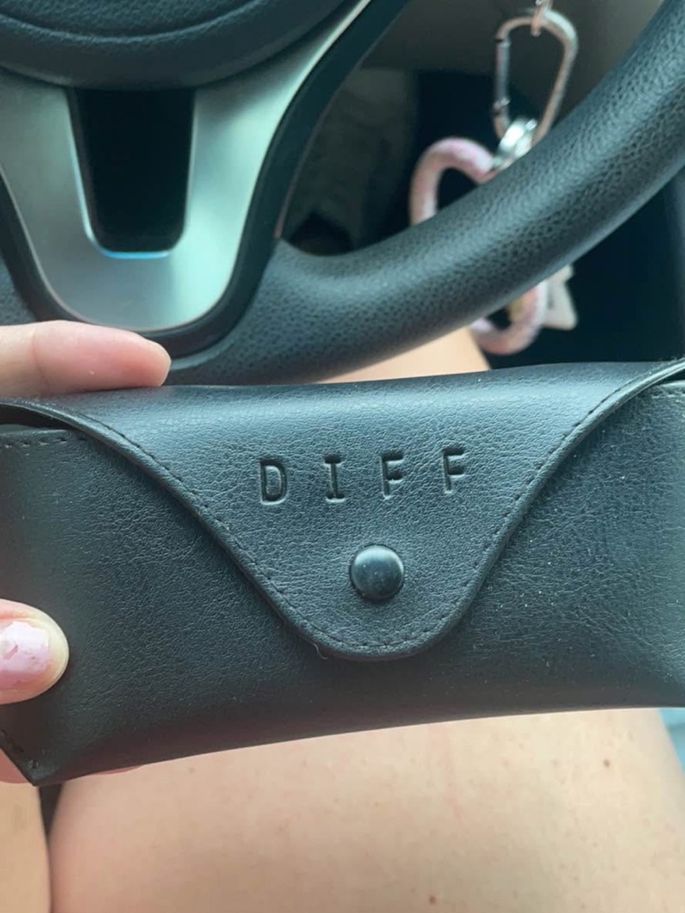 Diff Eyewear Black Snap Sunglasses